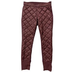 [Adidas by Stella McCartney] Quilted Track Pants - Burgundy